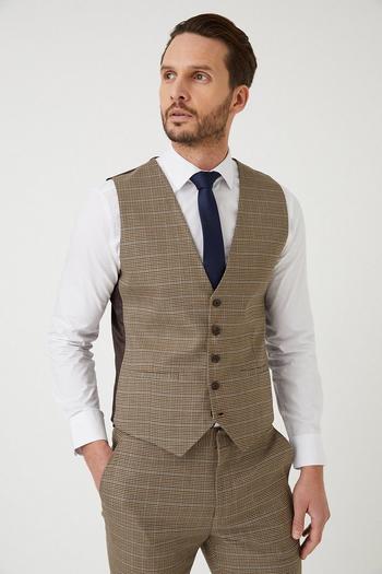 Related Product Skinny Neutral Puppytooth Waistcoat