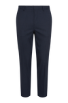Burton Skinny Fit Navy Fine Stripe Suit Trousers thumbnail 4