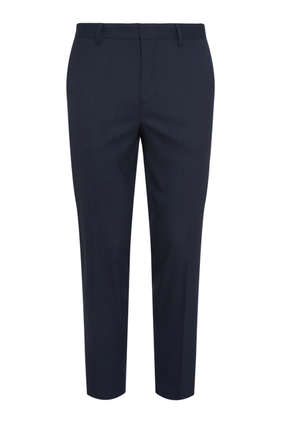 Burton Skinny Fit Navy Fine Stripe Suit Trousers 4