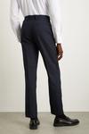 Burton Slim Fit Navy Fine Stripe Trousers thumbnail 3
