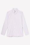 Burton Pink Slim Fit Long Sleeve Point Collar Twill Shirt thumbnail 5
