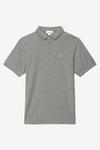 Burton Charcoal Marl Pique Polo Shirt thumbnail 5