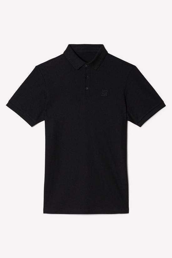 Burton Black Pique Polo Shirt 5