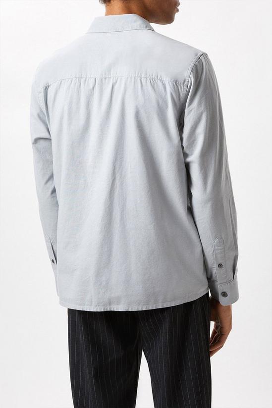 Burton Light Grey 3 Pocket Overshirt 3