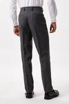 Burton Slim Grey Wool Dogtooth Suit Trousers thumbnail 3