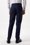 Burton Slim Fit Plain Blue Wool Suit Trousers thumbnail 3