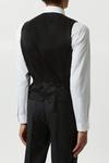 Burton Slim Fit Plain Charcoal Wool Suit Waistcoat thumbnail 3