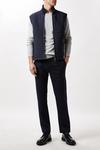 Burton Navy Quilted Funnel Neck Gilet thumbnail 2