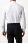 Burton White Slim Fit Long Sleeve Spot Shirt thumbnail 3