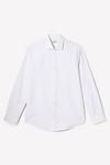 Burton White Slim Fit Long Sleeve Spot Shirt thumbnail 5
