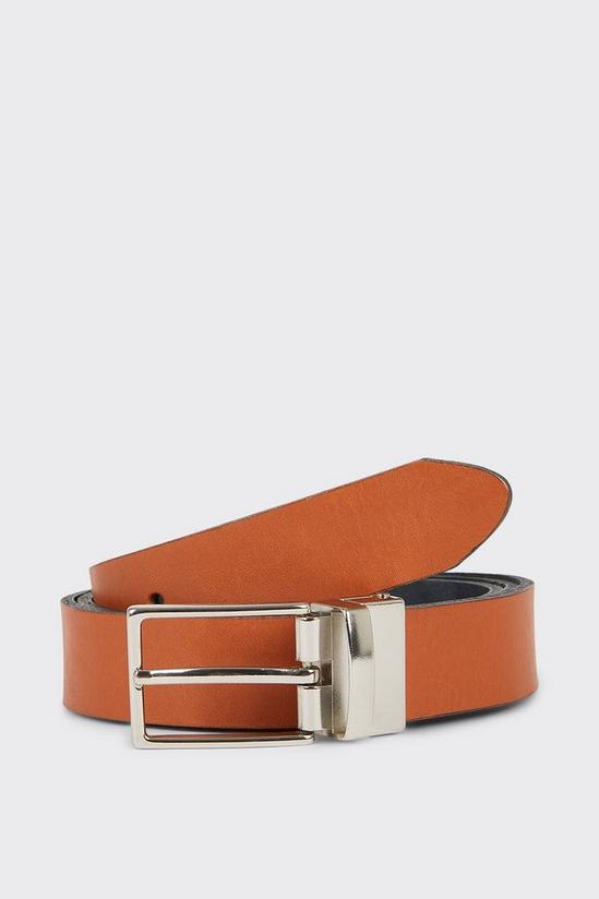 Burton Tan Leather Reversible Belt 1
