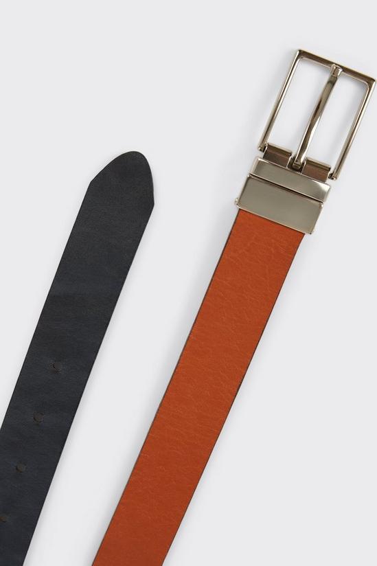 Burton Tan Leather Reversible Belt 2