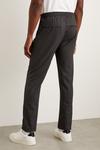 Burton Slim Fit Charcoal Pinstripe Drawstring Trousers thumbnail 3