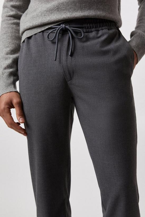 Burton Slim Fit Grey Drawstring Trousers 4