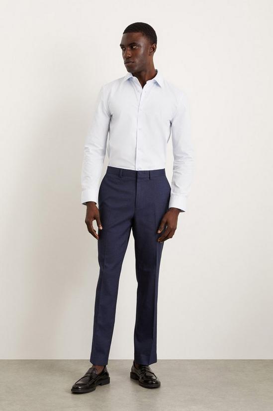 Burton Slim Fit Navy Drawstring Trousers 1