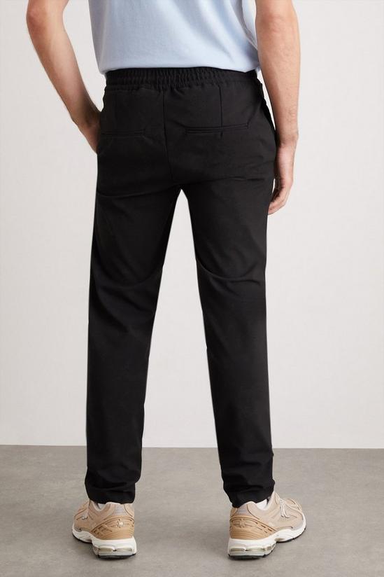 Burton Slim Fit Black Drawstring Trousers 3
