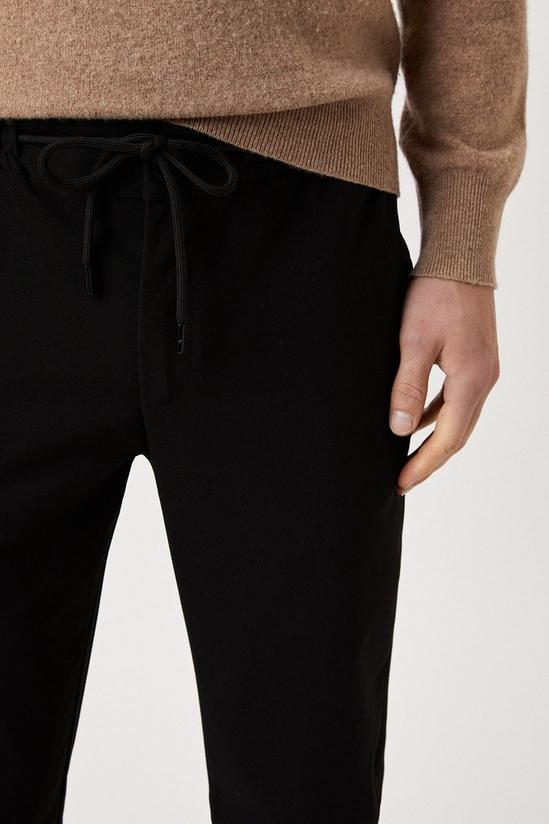 Burton Slim Fit Black Drawstring Trousers 4