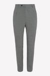 Burton Slim Fit Pleat Micro Check Charcoal Trousers thumbnail 5
