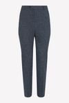 Burton Slim Fit Navy Textured Smart Trousers thumbnail 5