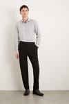 Burton Slim Fit Black Pocket Detail Smart Trousers thumbnail 1