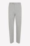 Burton Regular Fit Grey Check Smart Trousers thumbnail 5