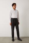 Burton Slim Fit Charcoal Pocket Detail Smart Trousers thumbnail 1