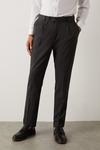 Burton Slim Fit Charcoal Pocket Detail Smart Trousers thumbnail 2