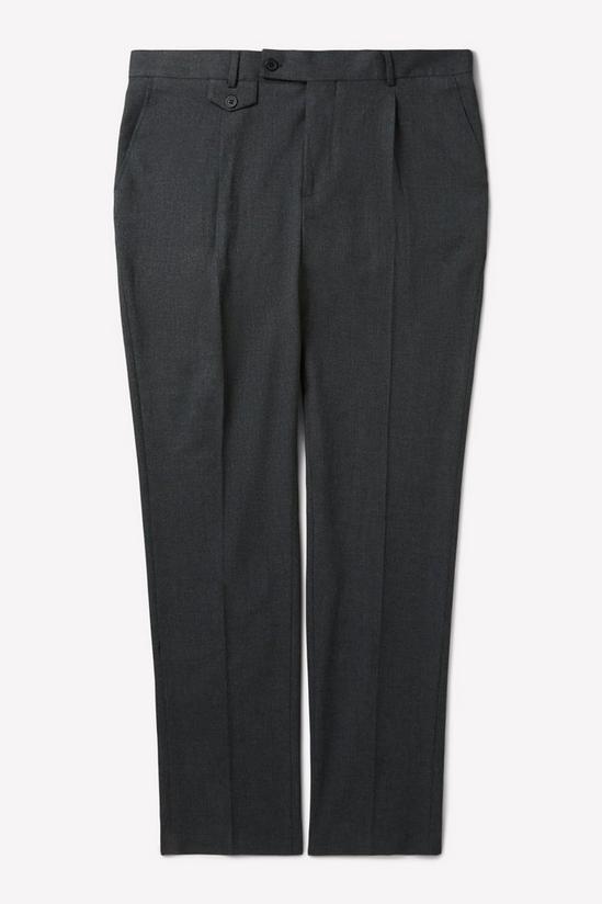 Burton Slim Fit Charcoal Pocket Detail Smart Trousers 5