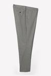 Burton Plus Slim Fit Micro Check Charcoal Trousers thumbnail 5