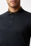 Burton Black Two Tone Collar Polo Shirt thumbnail 4