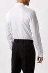 Burton White Mercerised Cotton Jersey Long Sleeve Shirt thumbnail 3