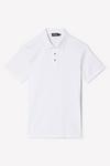 Burton White Premium Mercerised Cotton Polo Shirt thumbnail 5