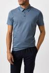 Burton Blue Premium Mercerised Cotton Polo Shirt thumbnail 1