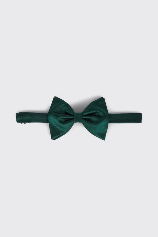 Burton Forest Green Silk Bow Tie 1