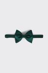 Burton Forest Green Silk Bow Tie thumbnail 2