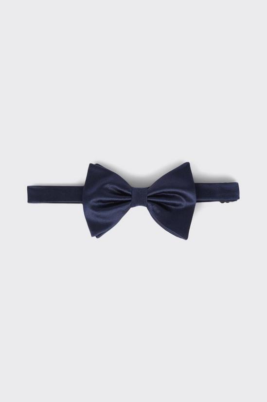 Burton Navy Silk Bow Tie 2