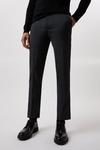 Burton Slim Fit Charcoal Check Smart Trousers thumbnail 2