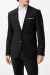 Burton Slim Fit Black Performance Suit Jacket thumbnail 2