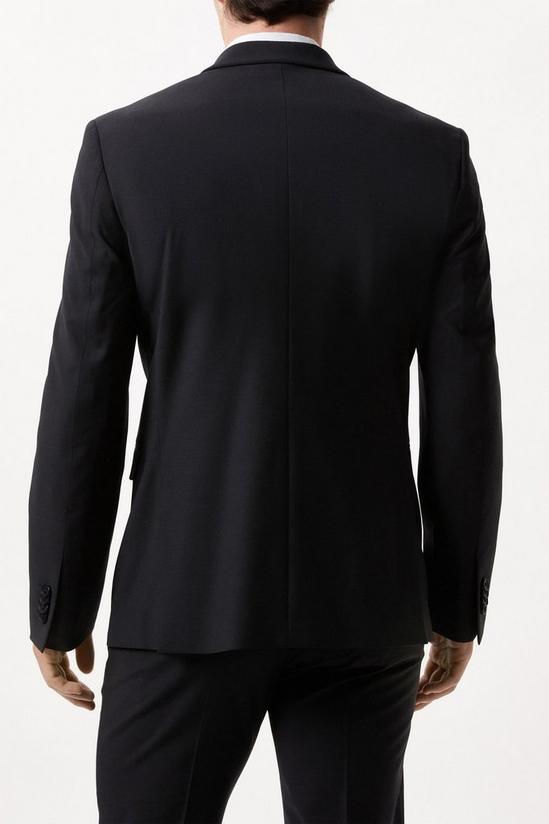 Burton Slim Fit Black Performance Suit Jacket 3