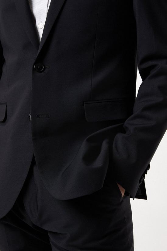 Burton Slim Fit Black Performance Suit Jacket 4