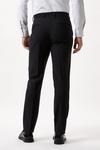 Burton Slim Fit Black Performance Suit Trousers thumbnail 3