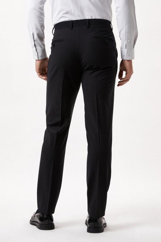 Burton Slim Fit Black Performance Suit Trousers 3