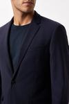 Burton Slim Fit Navy Performance Suit Jacket thumbnail 4