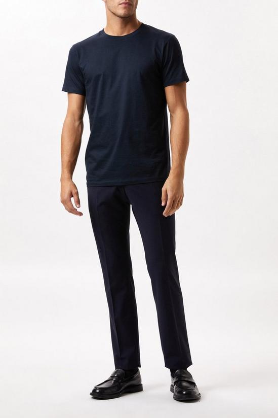 Burton Slim Fit Navy Performance Suit Trousers 2