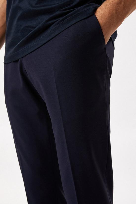 Burton Slim Fit Navy Performance Suit Trousers 4