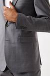 Burton Slim Fit Grey Performance Suit Jacket thumbnail 5