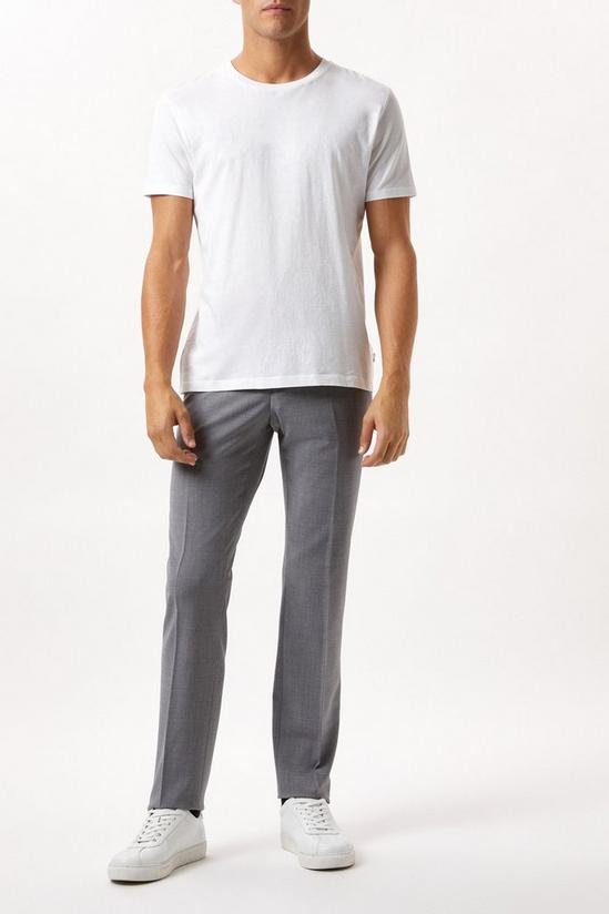 Burton Slim Fit Grey Performance Suit Trousers 2