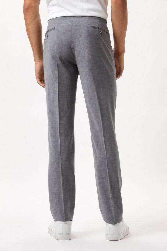 Burton Slim Fit Grey Performance Suit Trousers 3