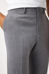 Burton Slim Fit Grey Performance Suit Trousers thumbnail 4