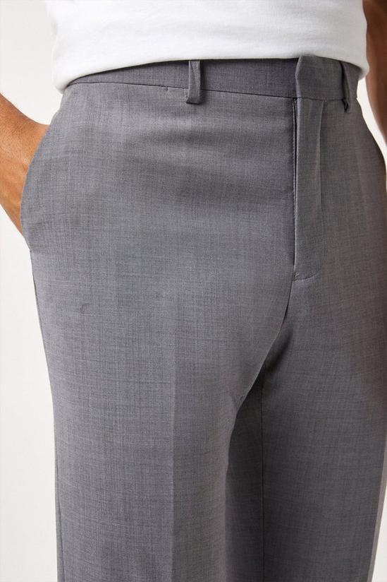 Burton Slim Fit Grey Performance Suit Trousers 4